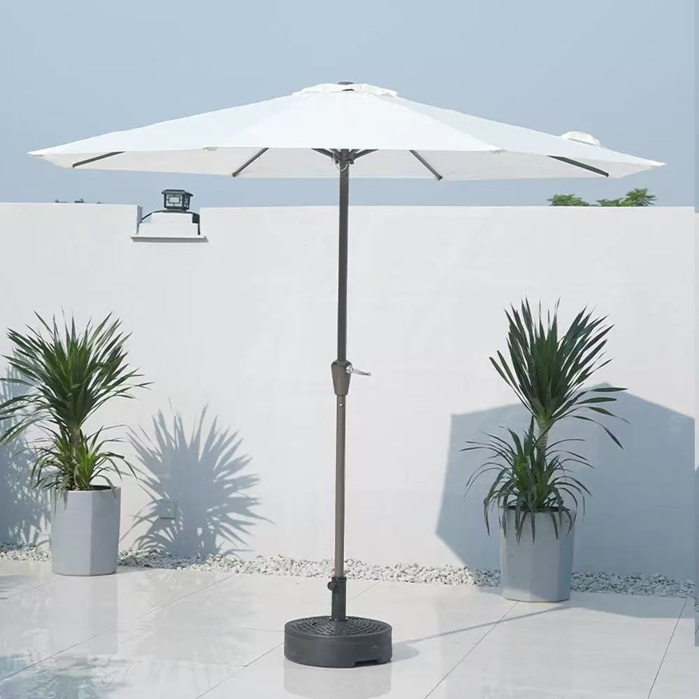 beauty and elegent promotion beach umbrella, parasol, for wholesale & retail information white color