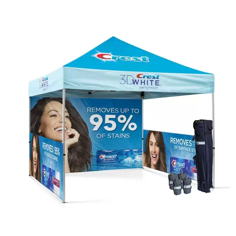 tent trade show custom size, logo, text, color, high quality, waterproof, windproof, polyester fabric, durable, outdoor show case show elegance